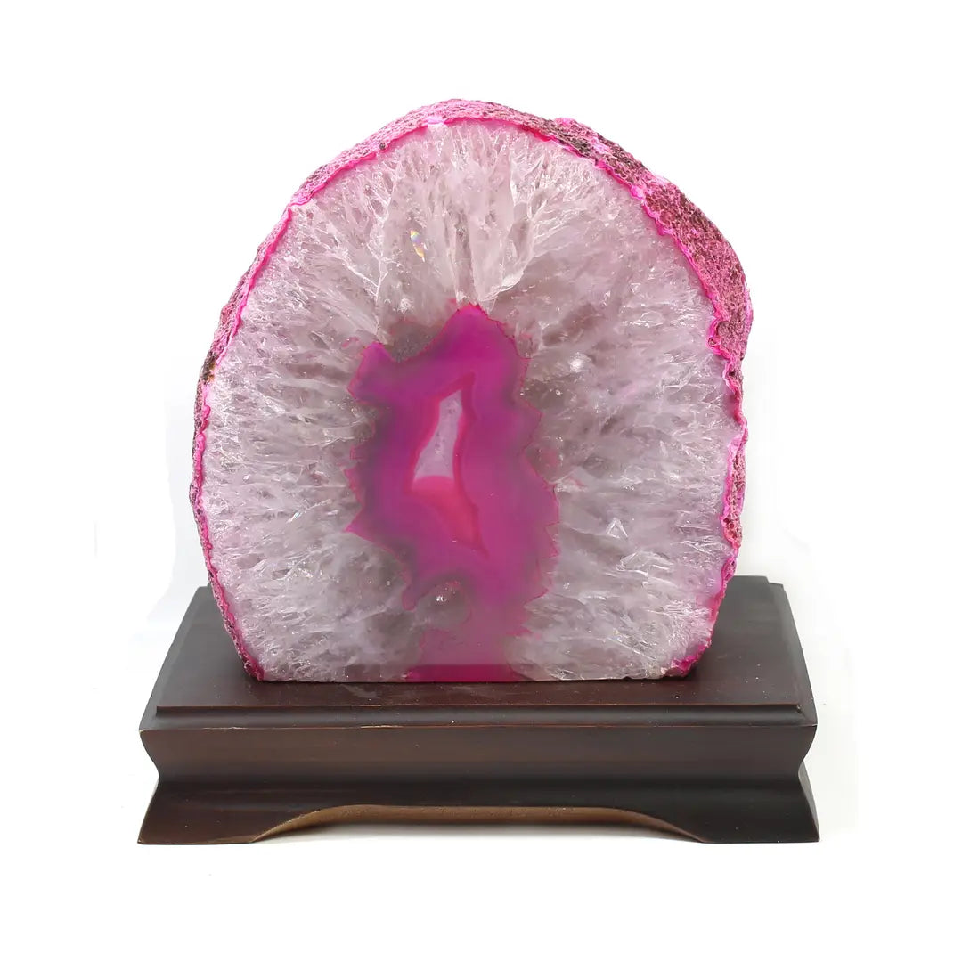 Agate Crystal Lamp (Pink)