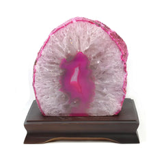 Agate Crystal Lamp (Pink)