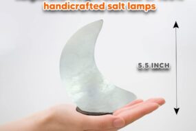 USB White Moon Salt Lamp