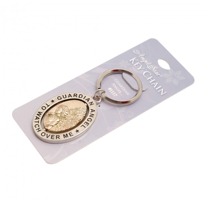 AngelStar Spinner Keyring – Guardian Angel