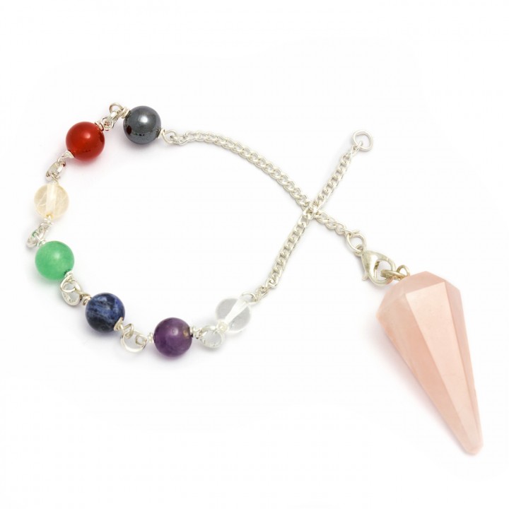 Chakra Pendulum – Rose Quartz