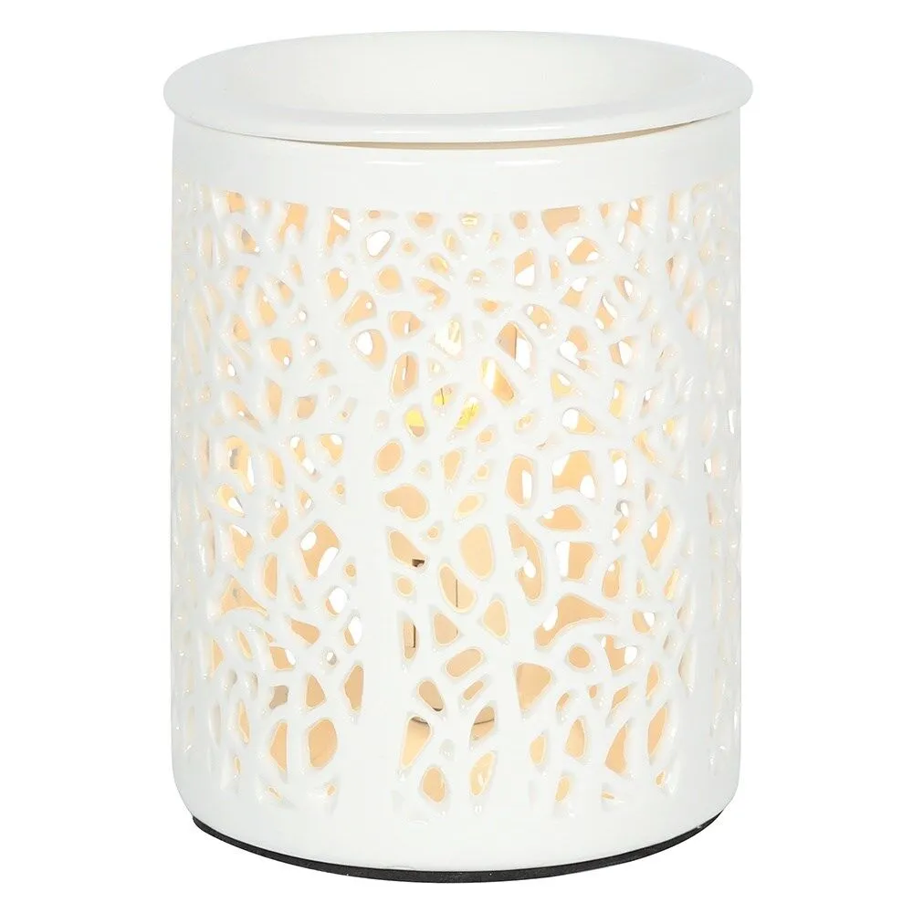 TREE SILHOUETTE ELECTRIC OIL BURNER