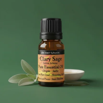 Clary Sage, Hormonal Balance, PMS Relief, Stress Relief, Women's Health, Sleep Aid, Aromatherapy, Essential Oils, Relaxation, Pure Oil, Clary Sage Essential Oil 10ml