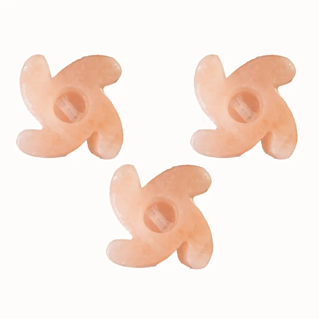 Jasim Salt Candle Holder (Pack of 3) Large Jasim Salt Candle Holder (Pack of 3) Large