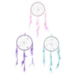 Bright Ribbon & Feather Dreamcatcher