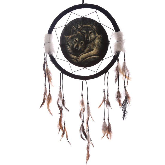 Lisa Parker Loyal Companions Wolf Dreamcatcher