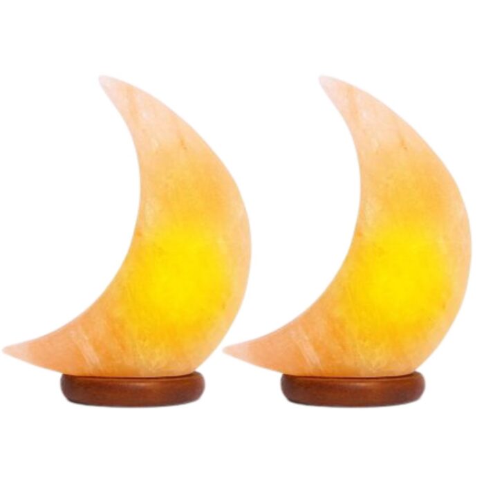 Himalayan Salt Half Moon Lamp