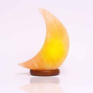 Moon Himalayan Salt Lamp With Dimmer Cable