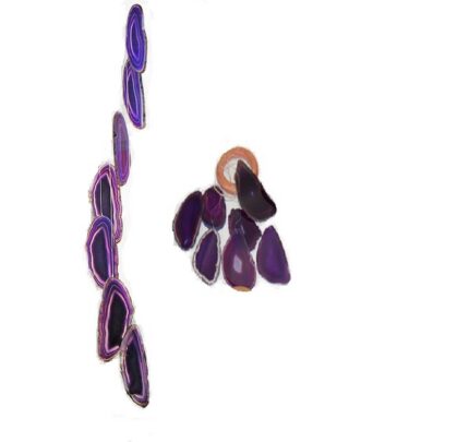 Agate Wind Chime Small Purple