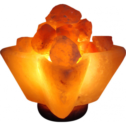 Flower Bowl Salt Lamp