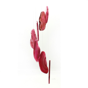 Agate Wind Chime Large Pink